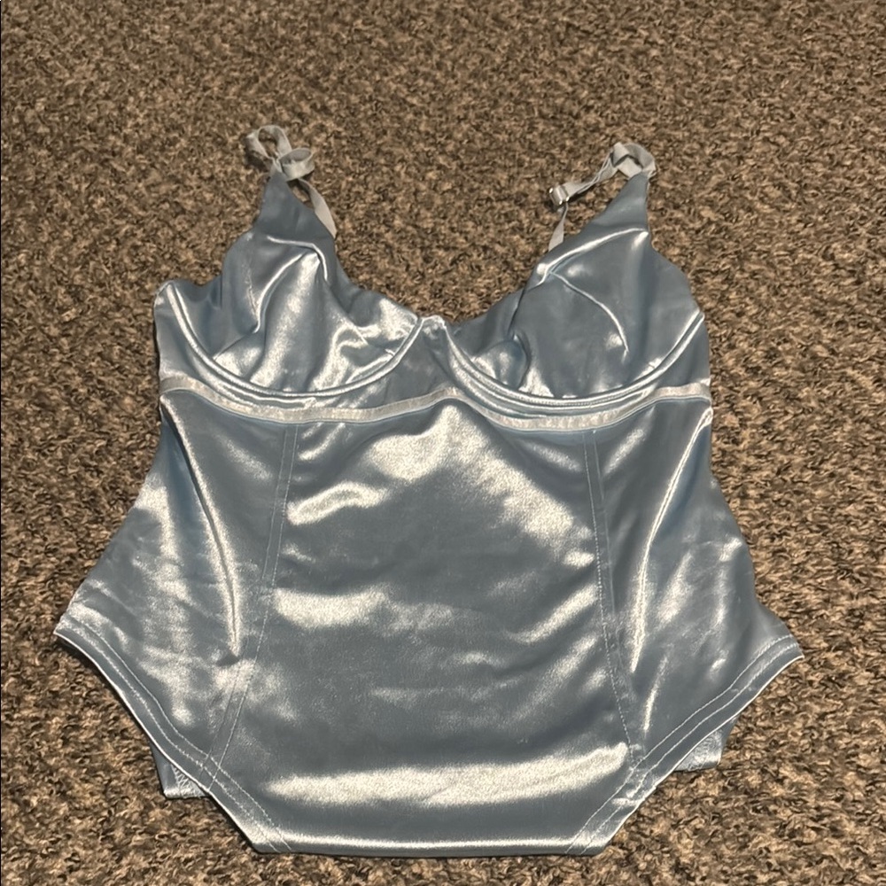 Sleek Blue Women's Top